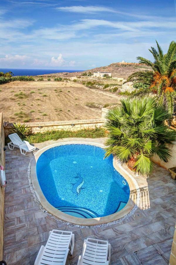 Il-Veduta Holiday Farmhouse With Sunny Private Pool In Island Of Gozo Għarb Exterior foto